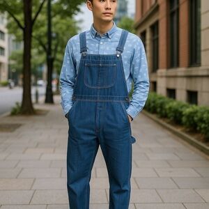VTG Pioneer Powerhouse Montgomery Ward Sanforized Denim Overalls 40X29 Mens